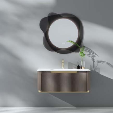 Haibang Home Furnishing Coated Smart Bathroom Cabinet with Eco-Friendly Water-Based Paint