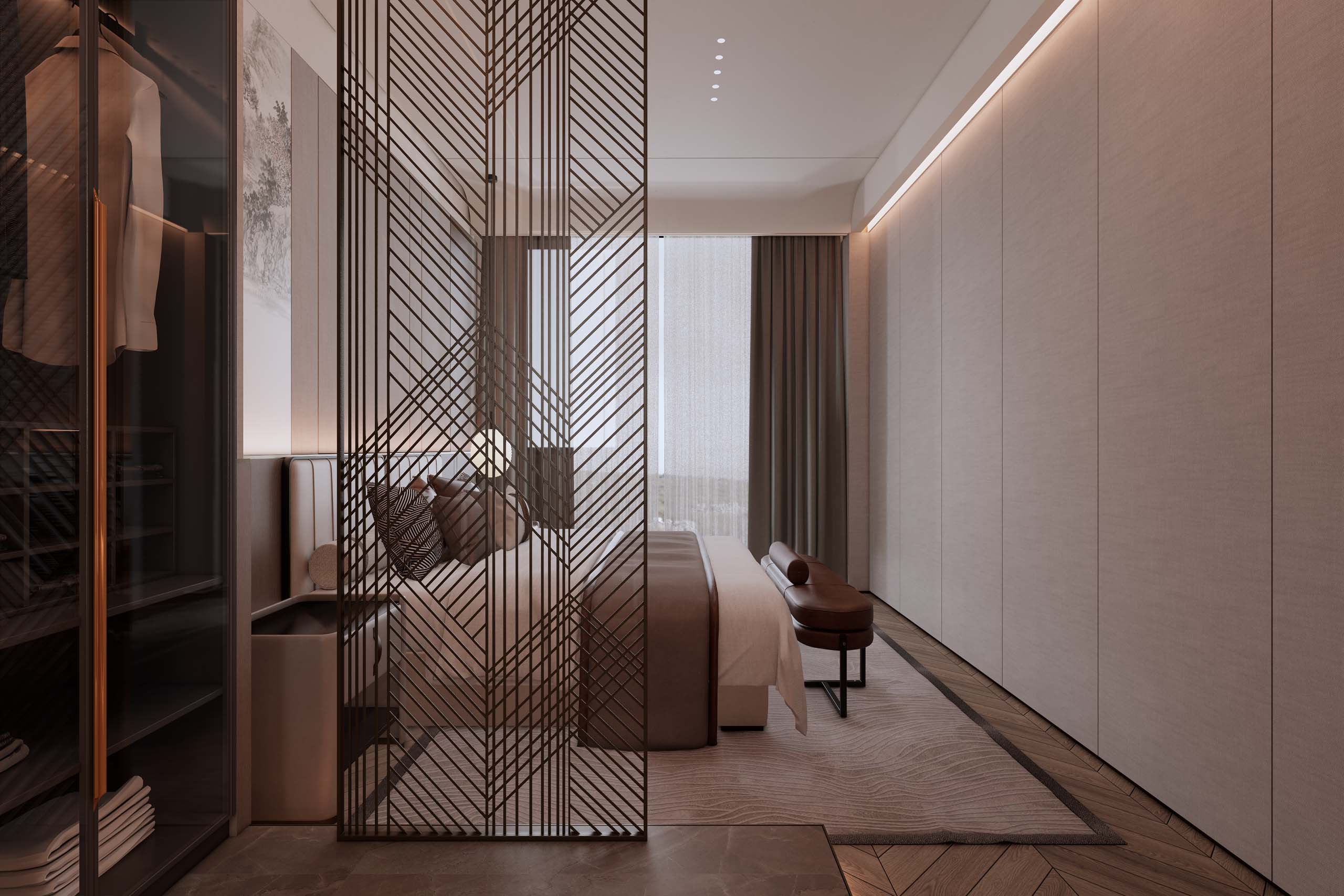 Haibang Home Furnishing Coated Wooden Decorative Wall Panels