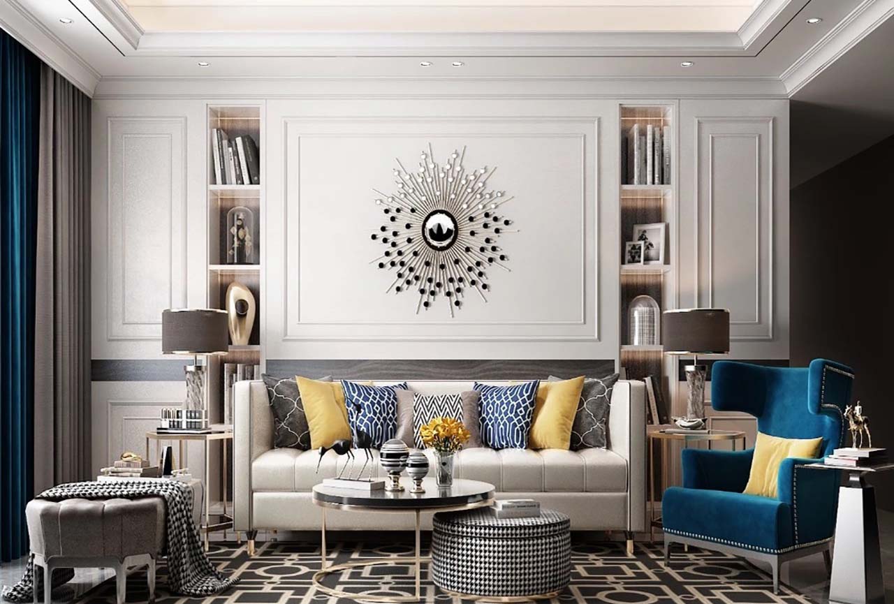 Haibang Home Furnishing Coated Wooden Decorative Wall Panels