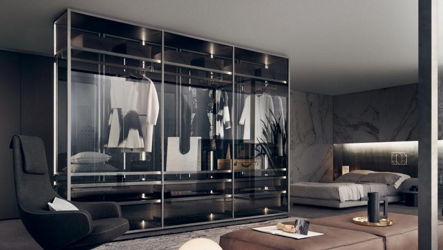 Haibang Home Furnishing High-End Custom Metal Wardrobes & Display Cabinets