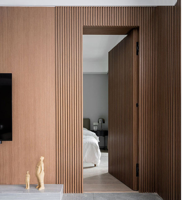 Haibang Home Furnishing Invisible Wooden Door
