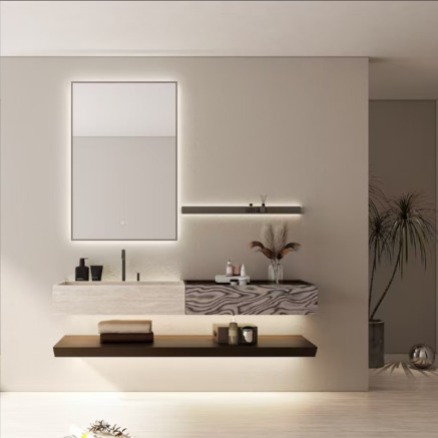 Haibang Home Furnishing Paint-Free Smart Bathroom Cabinet