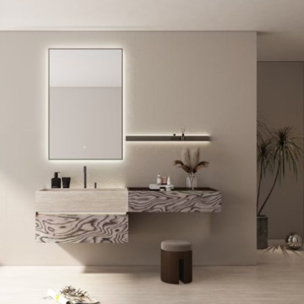 Haibang Home Furnishing Paint-Free Smart Bathroom Cabinet