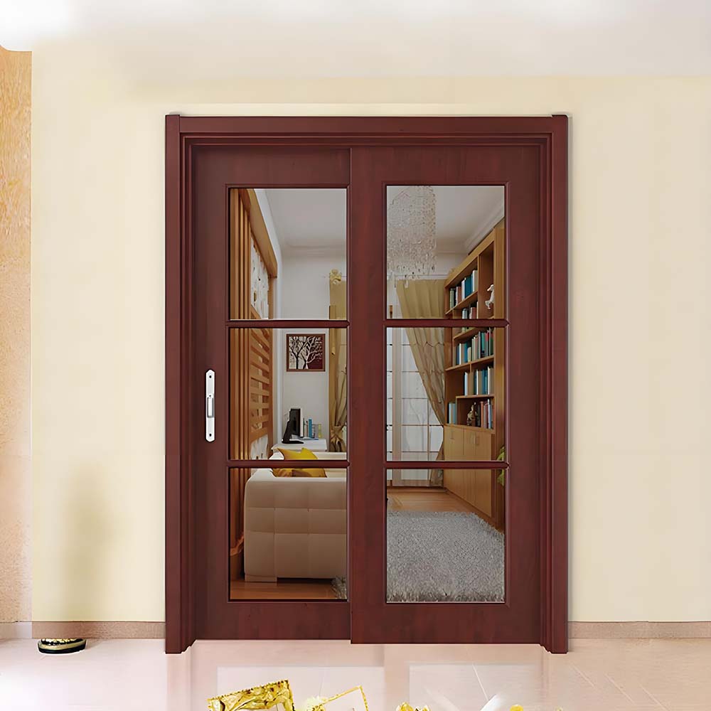 Haibang Home Furnishing Double-Leaf Wooden Door